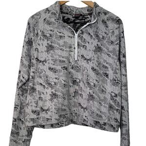 Spyder- 1/4 zip crop pullover- Size Large